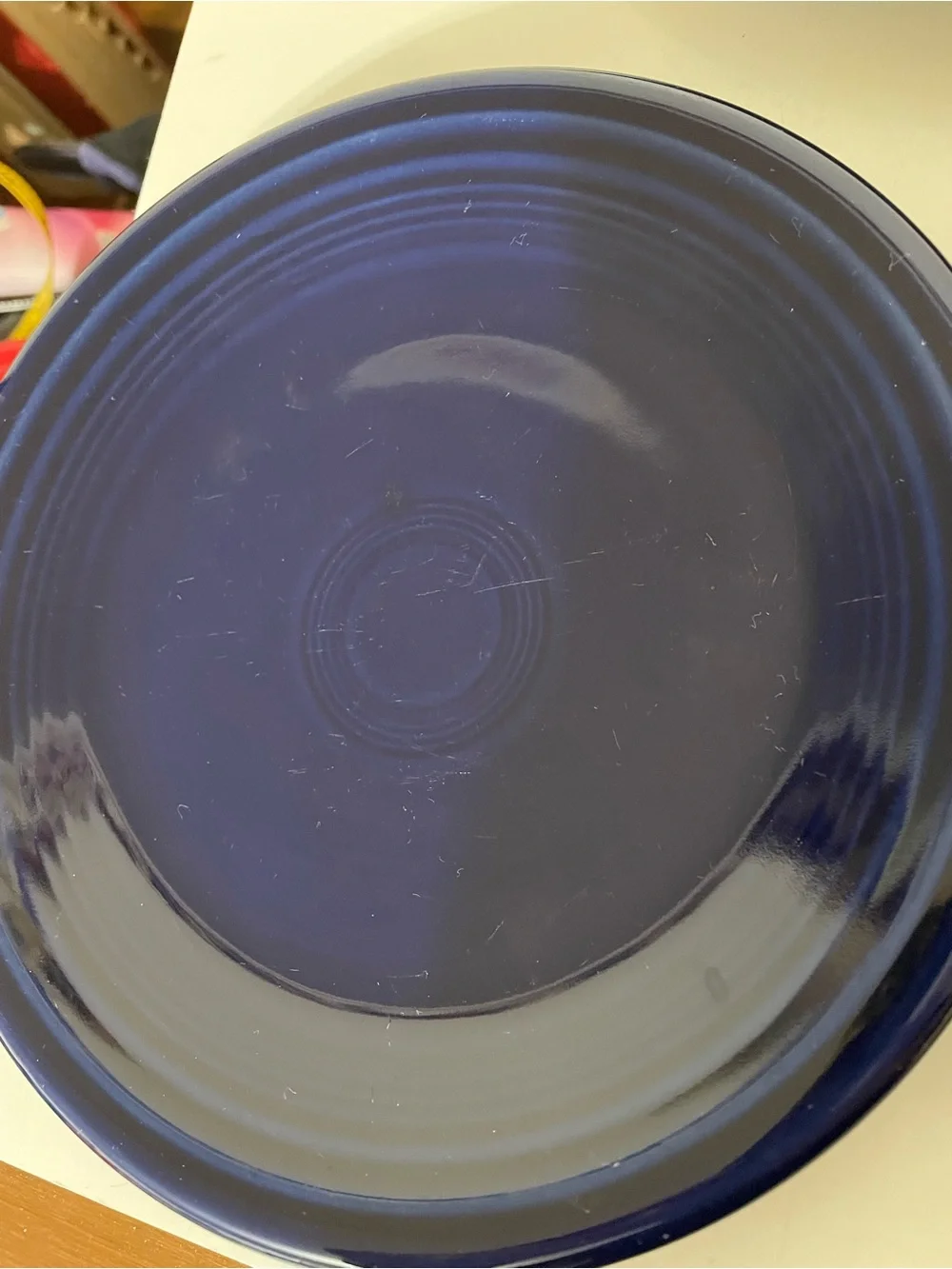 Homer Laughlin Fiesta Plates in Navy Blue